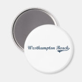 Westhampton Beach New York Classic Design Magnet (Vorderseite/Rückseite)