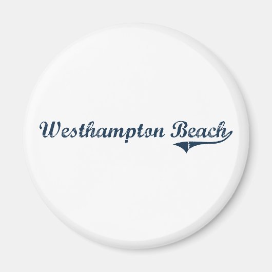 Westhampton Beach New York Classic Design Magnet (Vorne)