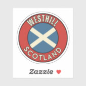 Westhill, Schottland Aufkleber (Blatt)