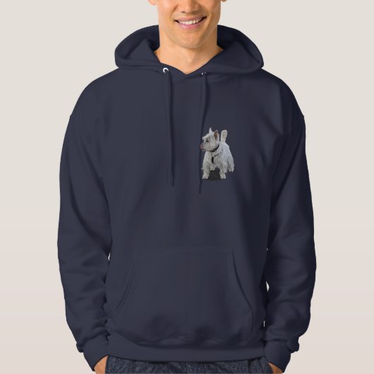 Westhochland Terrier Hoodie (Vorderseite)