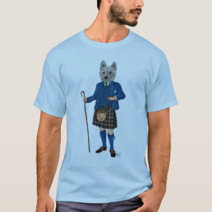 Westhochland Terrier in Kilt 3 T-Shirt