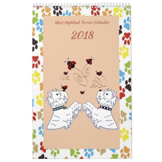 Westhochland-Terrier-Kalender Kalender (Titelbild)
