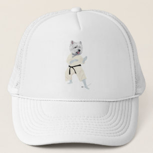 Westhochland-Terrier-KARATE! Truckerkappe