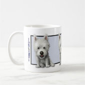 Westhochland-Terrier-Tasse Kaffeetasse (Links)