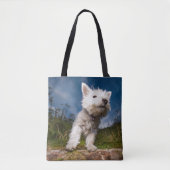 Westhochland-Terrier-Welpe Tasche (Vorderseite)