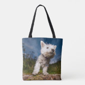 Westhochland-Terrier-Welpe Tasche (Rückseite)