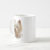 Westhochland weißes Terrier Kaffeetasse (Vorderseite Links)