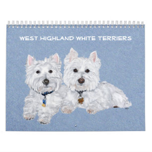 Westhochland-weißes Terrier-KALENDER Kalender