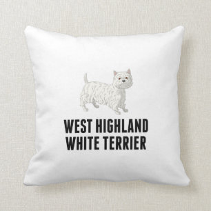 Westhochland weißes Terrier Kissen