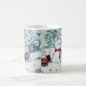 Westhochland-weißes Terrier-Schneemann Kaffeetasse (Mittel)