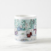 Westhochland-weißes Terrier-Schneemann Kaffeetasse (Mittel)
