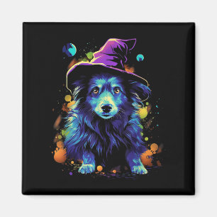Westi Halloween Hunde Halloween Hunde Spaziergang  Magnet