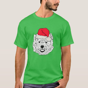 WestiChristmas Funny Birthday Hund Lover Geschenke T-Shirt