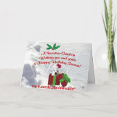 WestiChristmas wünscht Grußkarte Feiertagskarte (Rückseite)