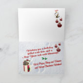 WestiChristmas wünscht Grußkarte Feiertagskarte (Innenseite)