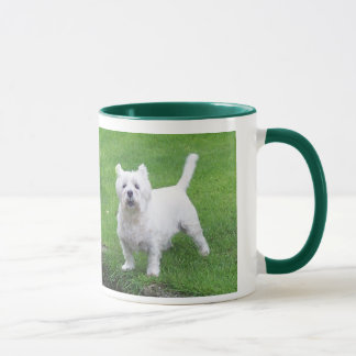 Westie 11 Unze-Wecker-Tasse Tasse
