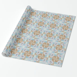 Westie an der Meeresküste Geschenkpapier