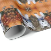 Westie and Pumpkin Geschenkpapier (Rolleneckpunkt)