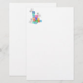 Westie Angel Blocks Briefpapier (Vorne/Hinten)