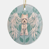 Westie Angel Christmas Ornament (Links)