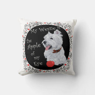 Westie Apple of My Eye KISSEN