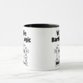 Westie Barking Logic Tasse (Zentrum)