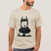 Westie Batdog T-Shirt (Vorderseite)