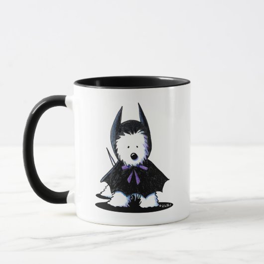 Westie Batdog Tasse (Links)