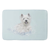 Westie Bath Time Badematte (Vorderseite)