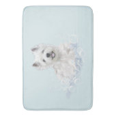 Westie Bath Time Badematte (Vorderseite Vertikal)