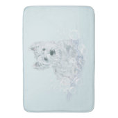 Westie Bath Time Badematte (Vorderseite Vertikal)