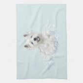 Westie Bath Time Fun Handtuch (Vertikal)