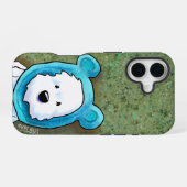 Westie Bear iPhone Case 16 Hülle (Rückseite (Horizontal))