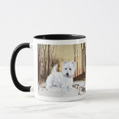 Westie bei Twilight Tasse (Links)