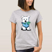 Westie Bestie Light Apparel T - Shirt (Vorderseite)