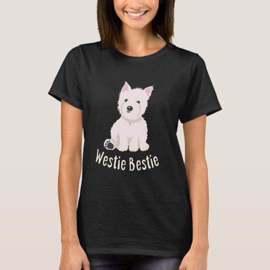 Westie Bestie West Highland White Terrier T-Shirt (Vorderseite)