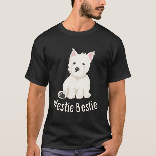 Westie Bestie West Highland White Terrier T-Shirt (Vorderseite)