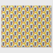 Westie BG Wrapping Paper Geschenkpapier (Flach)