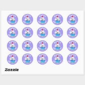 Westie BIRTHDAY KiniArt Stickers (Blatt)