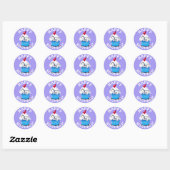 Westie BIRTHDAY KiniArt Stickers (Blatt)