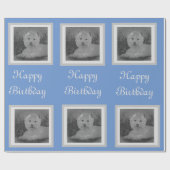 Westie Birthday Wrapping Paper Geschenkpapier (Flach)