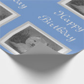 Westie Birthday Wrapping Paper Geschenkpapier (Ecke)