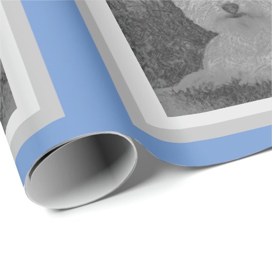 Westie Birthday Wrapping Paper Geschenkpapier (Rolleneckpunkt)
