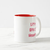 Westie Bits O' Heaven Zweifarbige Tasse (VorderseiteRechts)