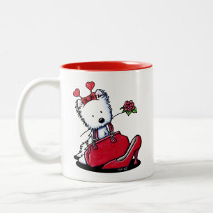 Westie Bits O' Heaven Zweifarbige Tasse