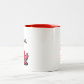 Westie Bits O' Heaven Zweifarbige Tasse (Mittel)