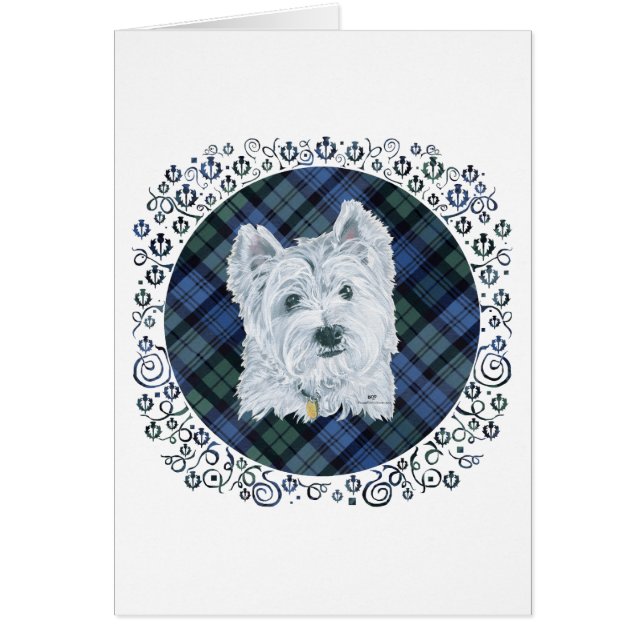 Westie Black Watch Tartan (Vorne)