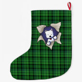 Westie BLAST Christmas Strumpf Großer Weihnachtsstrumpf (Rückseite)