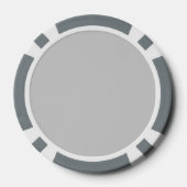 Westie BLAST Gray Poker Chips (Rückseite)