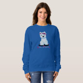 Westie Blossom Sweatshirt (Vorne ganz)